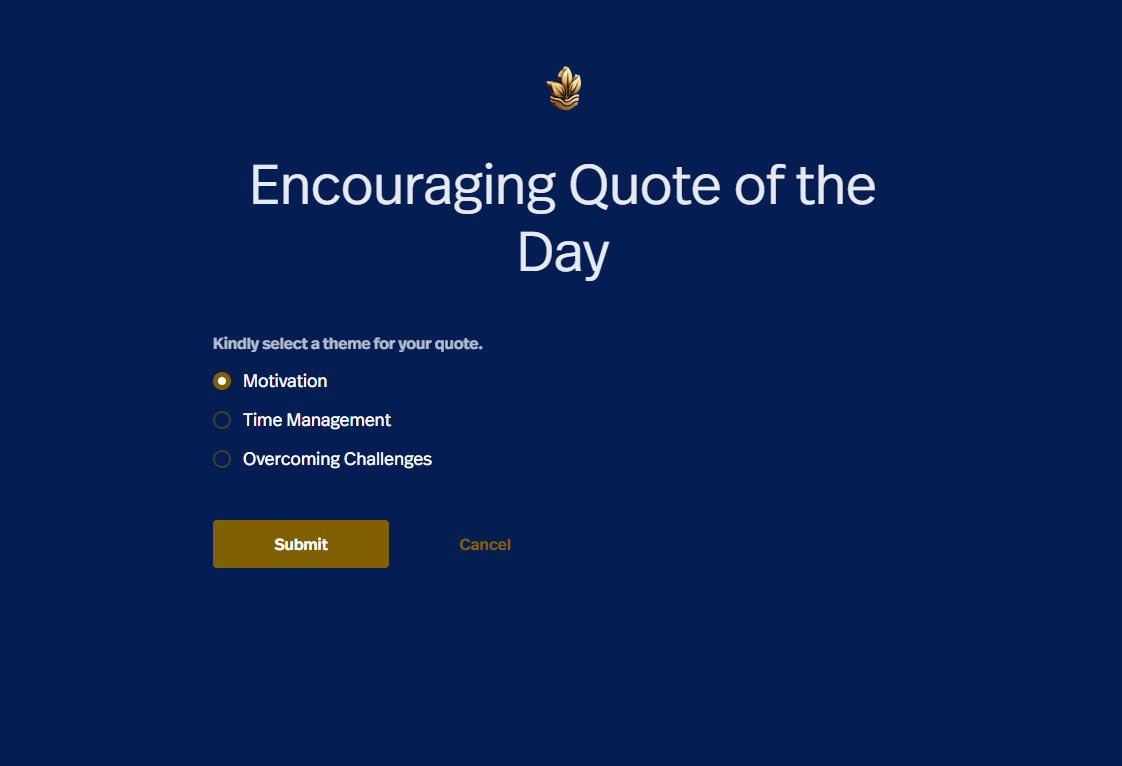 Encouraging Quote of the Day